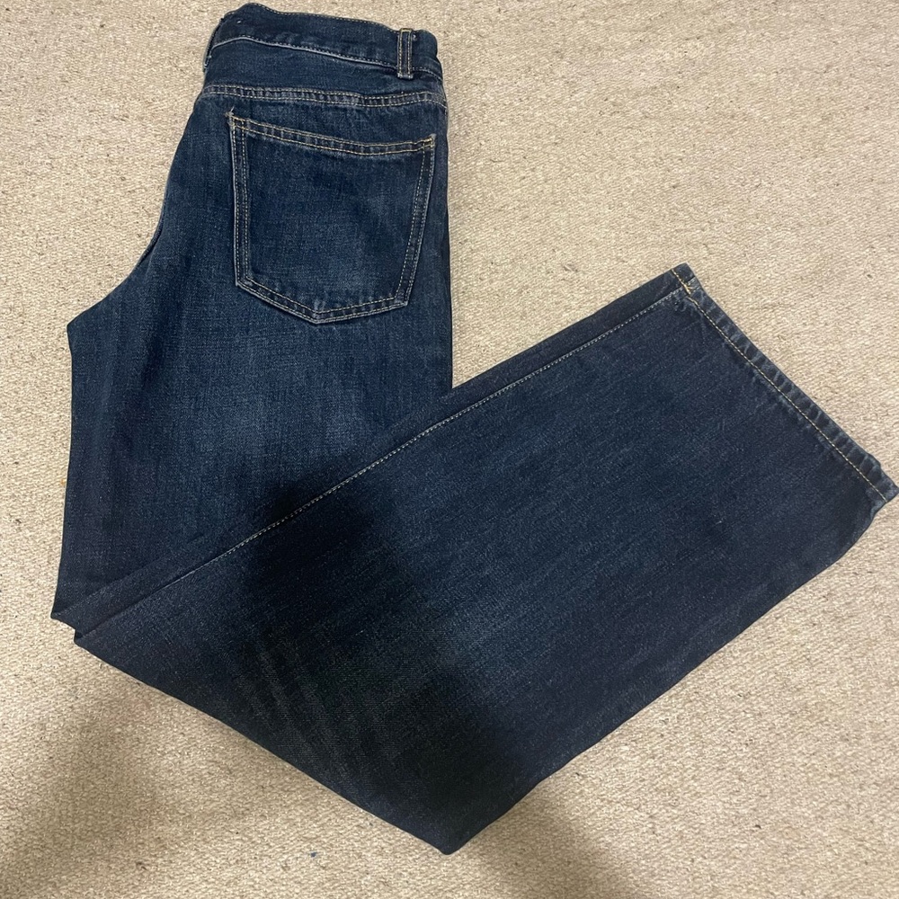 Dark Blue Denim Jeans